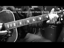 shout to the lord chords by darlene zschech worship chords