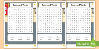 The crossword solver found 105 answers to the compound crossword clue. Compound Words Word Search Outstanding Primary Resources
