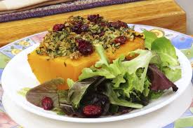 Stuffed Butternut Squash With Apples And Cranberries Jazzy Vegetarian Vegan And Delicious Lunch Recipes Healthy Asian Vegetarian Recipes Vegetarian Recipes Healthy