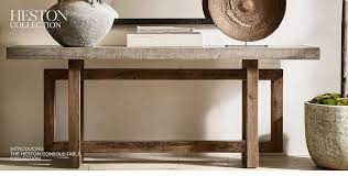 Shop The Heston Collection Restoration Hardware Console Table With Reclaimed Pine Base And Restoration Hardware Restoration Hardware Console Table Furniture