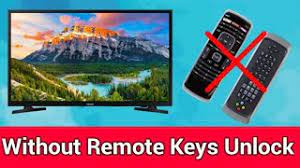 Old tvs often contain hazardous waste that cannot be put in garbage dumpsters. Tv Unlock Without Remote Control How To Unlock Keys Lock On All Companies Tvs Youtube
