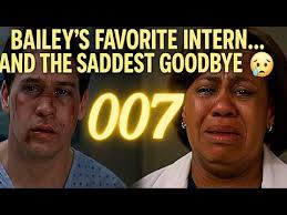 Dr. Bailey's HEARTBREAK Over George's Death