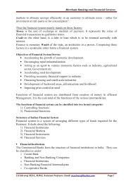 Merchant Banking And Financial Services Unit I Notes For Mba Financial Services Financial Banking