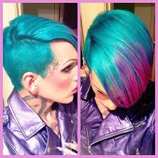Pin By Nicole Finkle On Hair Pink Short Hair Hot Pink Hair Short Teal Hair