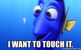 I Want To Touch It Dory F Meme Generator