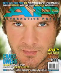 Alternative Press Magazine Cover Featuring Anthony Green and Craig Owens