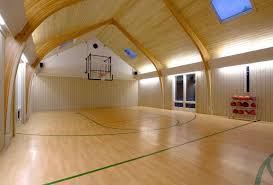 The indoor basketball court, which appears to be covered by a glass dome, can also be accessed from an upper balcony as drake is seen shooting the court is just one of many features inside the 35,000 sq. 20 Of The Most Amazing Home Basketball Courts
