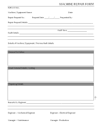 Equipment Fault Report Template 1 Templates Example Templates Example Report Template Free Word Document Biodata Format Download