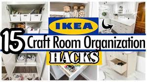 I love how sustain my craft habit uses the kallax units for her cricut small business crafting space. Ikea Hack Craft Room Organization Cabinet Youtube