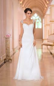 Wedding Dress With Diamante Straps Wedding Dresses Wedding Dresses Taffeta Trendy Wedding Dresses