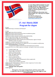 I løpet av dagen skjer der masser av forskjellige arrangementer i lokalområdet. 17 Mai Program Fra Bardu 2020 Bardu Kommune