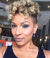 A short weave hairdo can look even better when styled into a flamboyant curly mohawk hairstyle. 19 Best Female Mohawk Hairstyles