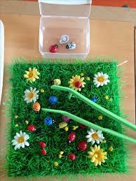 Motricite Fine Deposer Les Coccinelles Dans Le Jardin Coccinelles Dans Deposer Fine Jardin Le Preschool Fine Motor Spring Preschool Spring Activities