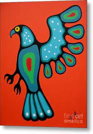 Get the best deals on artist listed birds art prints. Bluebird Metal Print By Jim Oskineegish In 2021 Native Art Native American Art Bird Art