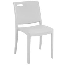 Grosfillex Xa653096 Us653096 Metro Glacier White Indoor Outdoor Stacking Resin Chair Patio Dining Chairs Side Chairs Dining Outdoor Stacking Chairs