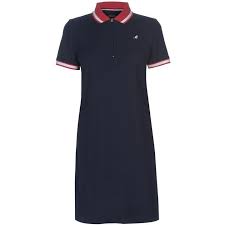 Kangol Yd Polo Shirt Dress Ladies Clothing Dress
