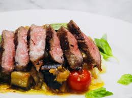 Organic Sizzling Sirloin Recipe By Jamie Oliver 5 Ingredient Cookbook Ingredients 2 Large Aubergines A Sirloin Recipes Jamie Oliver 5 Ingredients Recipes