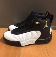Gold Black White Jordan 11 Jordan Jumpman Pro Black Gold White Retro Basketball Ps Sz 11 3y 909419 032 Pro Black Jordans Black