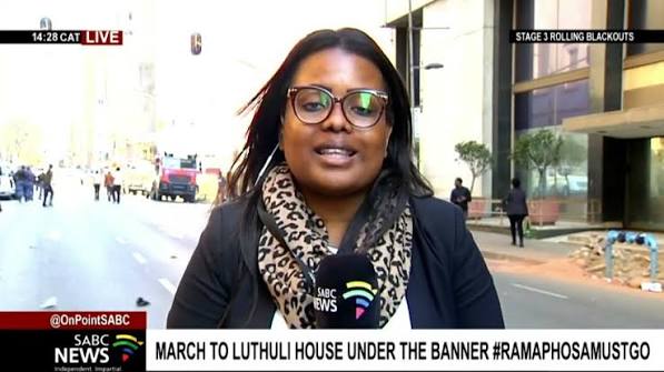 #RamaphosaMustGo March | Update on the march with Canny Maphanga