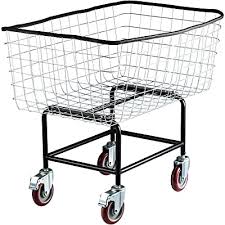 The classic design of the this hamper is the. Buy Vevor Wire Laundry Cart 4 5 Bushel Wire Laundry Basket With Wheels 35 X15 7 X22 Commercial Wire Laundry Basket Cart Steel Frame With Chrome Finish 5 Casters Wire Basket Cart For Laundry Online In