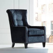Chantelle Heather Dark Blue Accent Chair 19r49 Lamps Plus Blue Accent Chairs Blue Occasional Chair Blue Sofa Chair