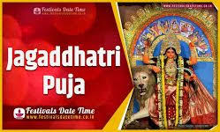 2020 Jagaddhatri Puja Date And Time 2020 Jagaddhatri Puja Festival Schedule And Calendar In 2020 Hindu Calendar Festival Dating