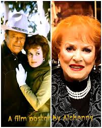 Statue of John Wayne and Maureen O'Hara in Cong, Ireland