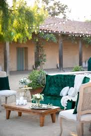 Lounge With Green Velvet Couch Santa Barbara Historical Museum Wedding Miki Sonja Photography Mikiand Museum Wedding Vintage Wedding Party Lounge Couch