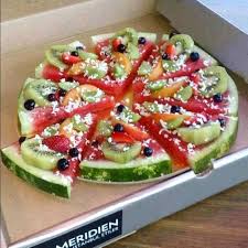 This Would Be A Perfect Pool Side Snack For The Kids Pizza De Fruta Decoraciones De Comida Comida