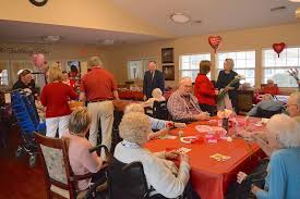 Local senior veterans celebrate Valentine's Day with Messmer