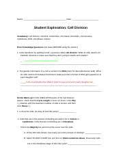 Chemical change gizmo answer key : Dwyane Kilasara Gizmos Cell Division Name Date Student Exploration Cell Division Vocabulary Cell Division Centriole Centromere Chromatid Chromatin Course Hero