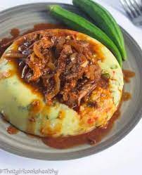 Stewed Down Salt Fish And Cou Cou Recipe Totally Barbados Recipes Healthy Cooking Trini Food