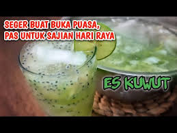 Resep es timun serut selasih. Cara Membuat Es Kuwut Melon Tanpa Sirup Minuman Segar Untuk Buka Pu