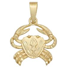Lesen sie hier über den krebs in karriere und beruf. Anhanger Krebs Horoskop Sternzeichen 925 Silber Vergoldet Mattiert Halsschmuck Schmuck Krone