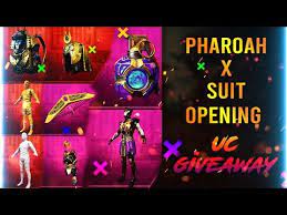 New Pharaoh Skin Opening Uc Giveaway Pubg Mobile Youtube Panda Wallpapers Pharaoh Giveaway