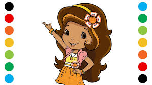 Maybe you would like to learn more about one of these? Strawberry Shortcake Orange Blossom Coloring Pages For Kids Digital Coloring Youtube