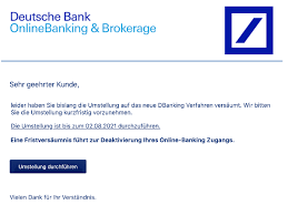 'willkommen bei der deutschen bank â€ leistung aus leidenschaft.' Deutsche Bank Phishing Diese E Mails Sind Fake Spam Und Betrug