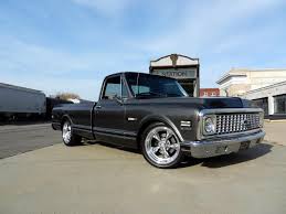 1972 Chevy C 10 Another Perfect Grey With A Little Shimmer Classic Chevy Trucks C10 Chevy Truck Chevy Trucks