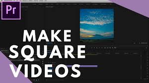 Den fertigen clip kannst du direkt von premiere rush aus posten. How To Make Square Videos In Premiere Pro Youtube