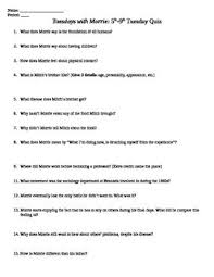 5th 9th Tuesday Quiz Tuesdays With Morrie Teaching Advice Tuesdays With Morrie Teacher Activities