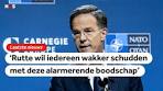 NAVO-baas Rutte: 'Tijd om ons geestelijk voor te bereiden op ... - YouTube