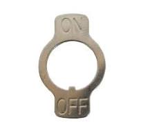 TOGGLE SWITCH FACE PLATE (ON-OFF) 25 PK