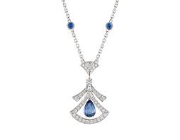 Bulgari sapphire and diamond necklace. Divas Dream Necklace 357325 Bvlgari