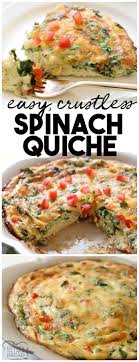 Crustless Spinach Quiche Recipe That S Quick Easy And Tastes Absolutely Delicious Packed Spinach Quiche Recipes Quiche Recipes Easy Quiche Recipes Crustless