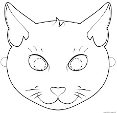 Every item on this page was chosen by a woman's day editor. Black Cat Mask Outline Halloween Coloring Pages Printable