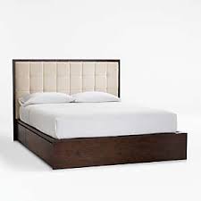 Full size platform bed bed frames : Beds Headboards Crate And Barrel