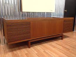 Find teak stereo stand in boats for sale. Vintage Danish Modern Teak Stereo Media Cabinet Credenza Made In Denmark Vintage Stereo Cabinet Wooden Cabinets Stereo Cabinet