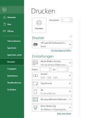 Gern bieten wir ihnen unterschiedliche papiersorten und grammaturen zum druck ihrer losen seiten an. Excel Tabelle Drucken So Konnen Sie Ihre Tabellen Perfekt Ausdrucken