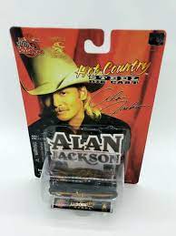 1999 racing champions hot country steel die cast lot alan jackson blue w flames. Racing Champions Alan Jackson Hot Country Steel Die Cast Car