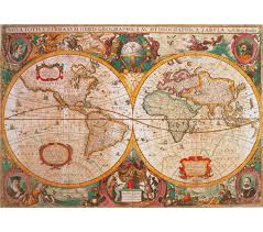 Current price is $18.99, original price is $22.00. Clementoni 1000 Piece Jigsaw Puzzle Old Map Puzzlesnz